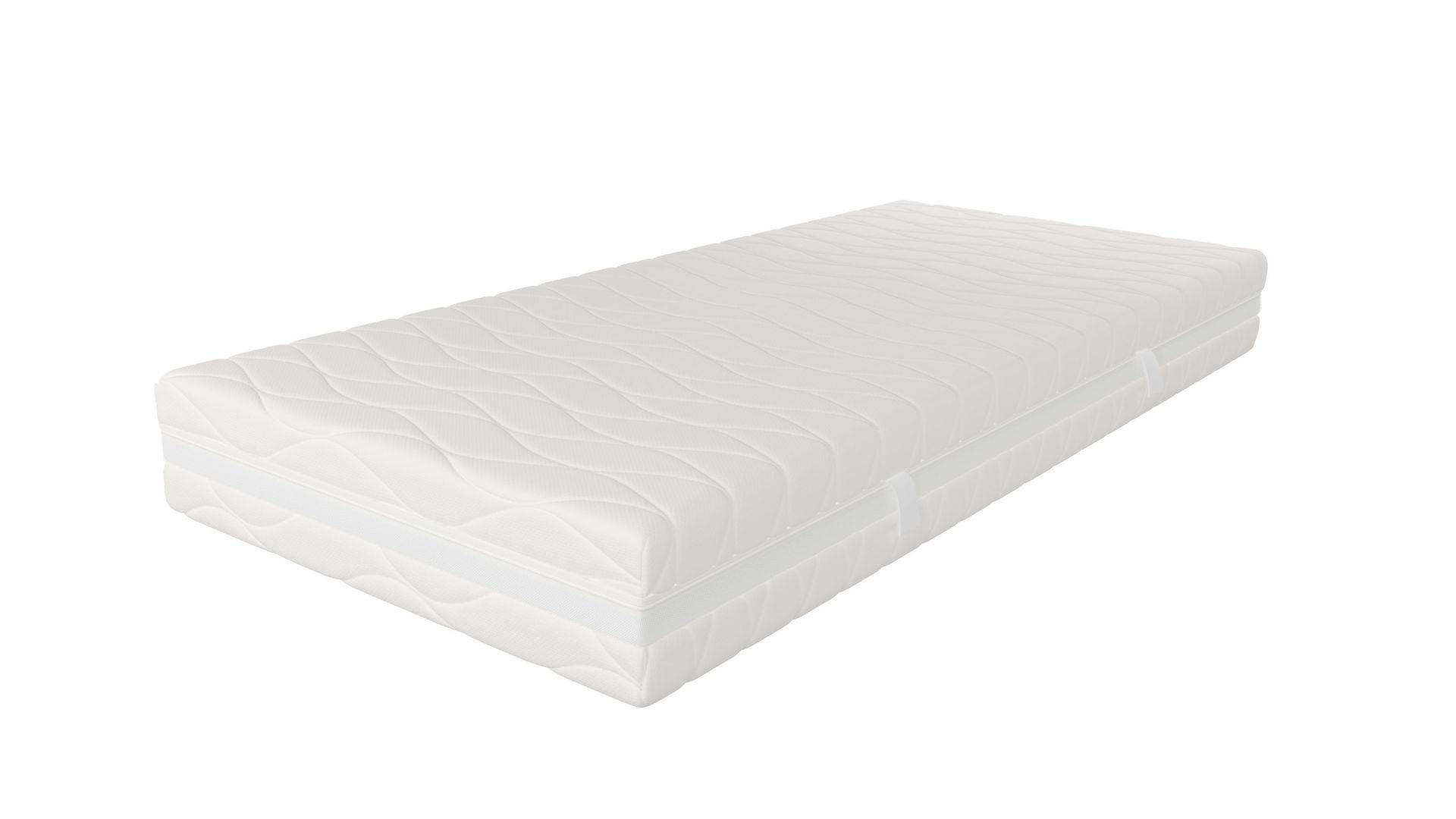 HVILA Pocket 7-zoners Resårmadrass med Tvättbar Klädsel 90x200 cm - & resårbotten