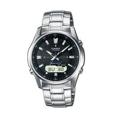 CASIO Lineage Armbanduhr Multi-Band Funkwerk analog-digital mit Edelstahl-Armband LCW-M100DSE-1AER