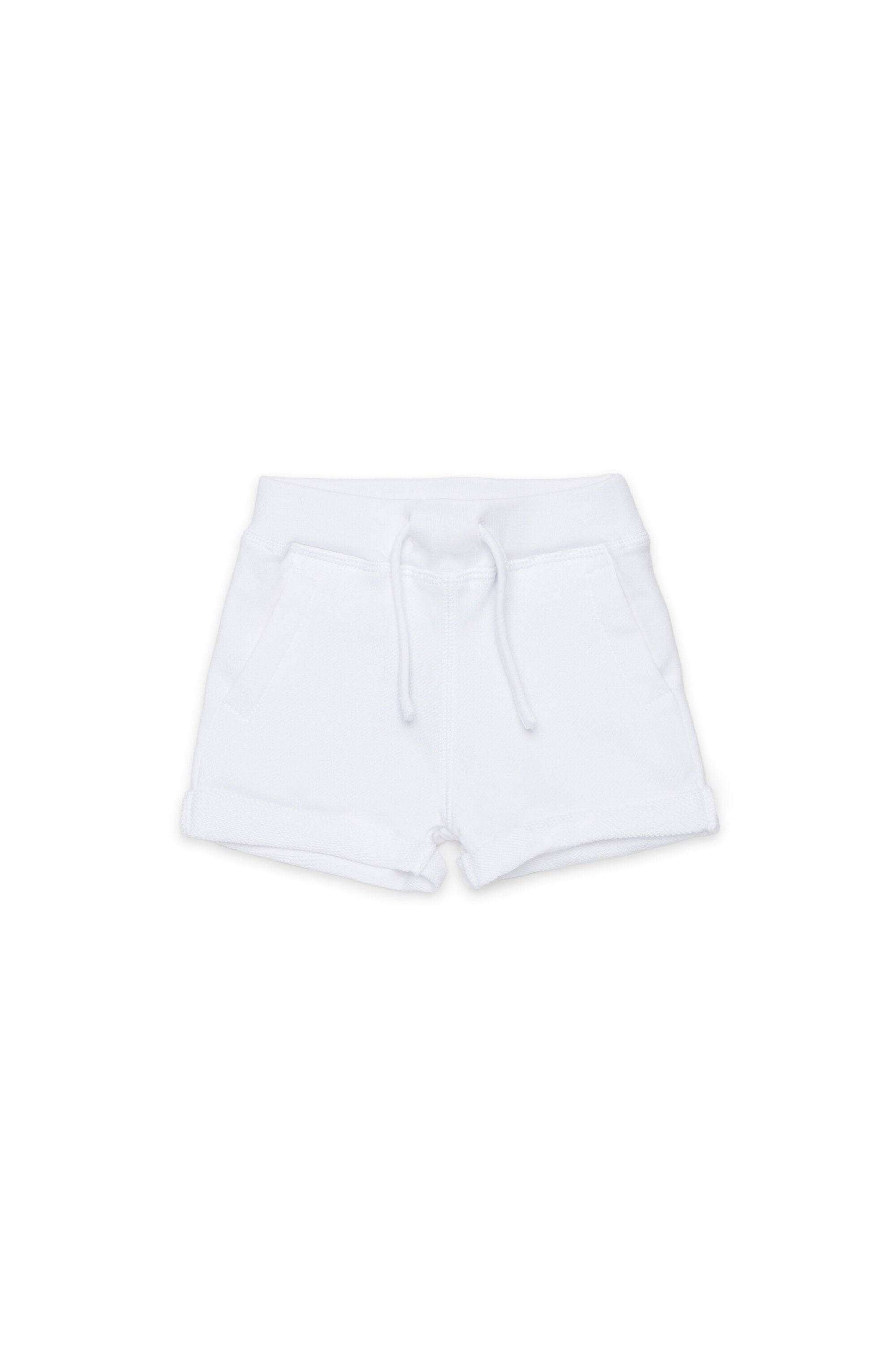 Dsquared2 for Kids - Shorts in felpa con logo - Bianco