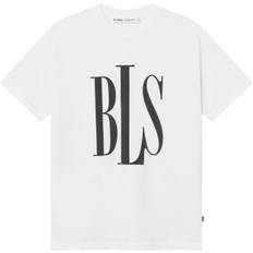 BLS Hafnia Henry Tshirt Mand White Kortærmede T-shirts Regular Fit Str XXL - Bomuld hos Magasin