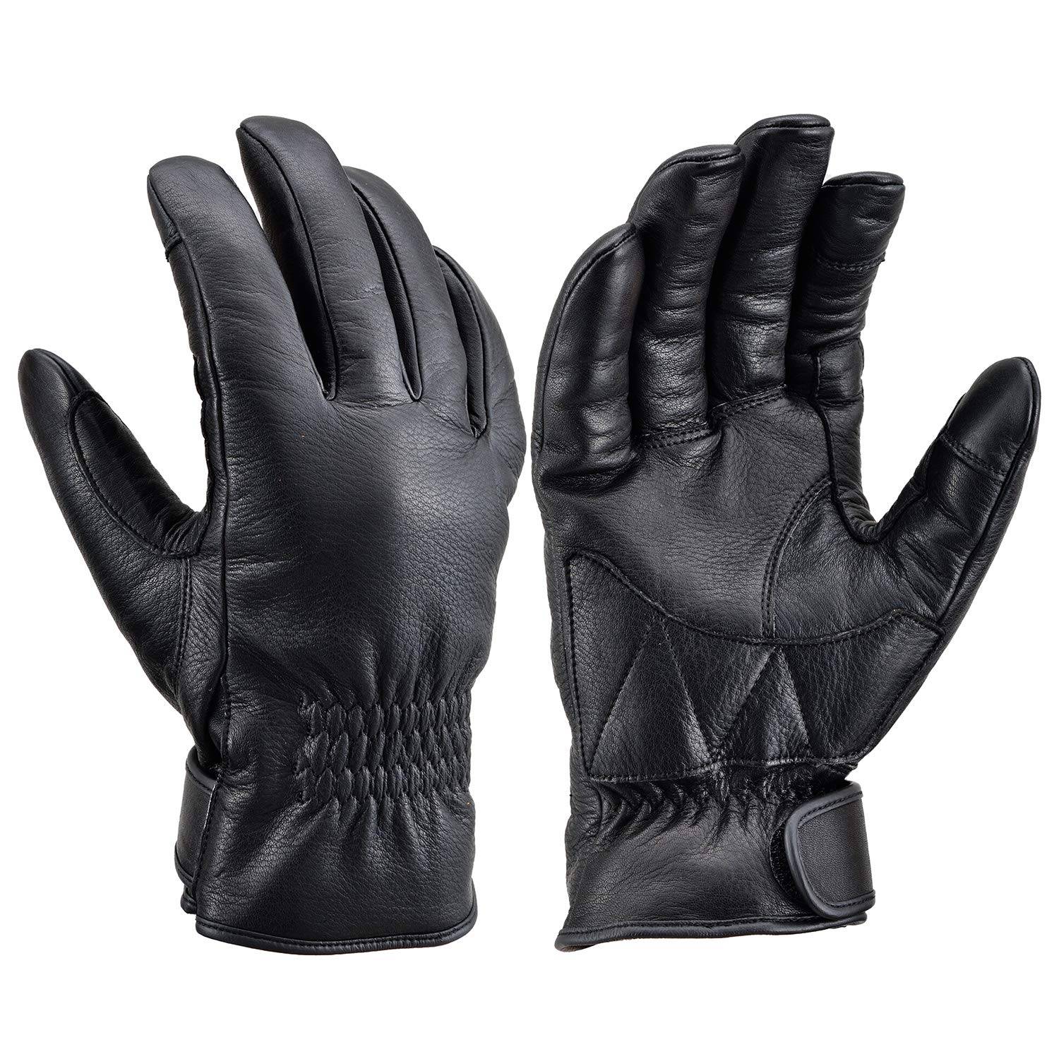 Daytona Motorcycle Winter Leather Waterproof and Made in Premium Winter Size 17578 Gloves, (Cowhide), Windproof, Japan, Inner-Stitched Gloves,