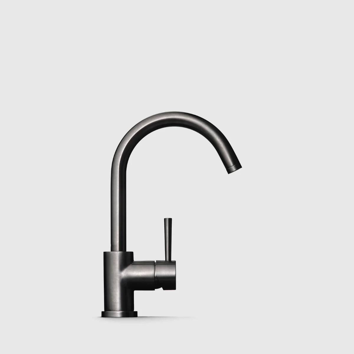 Köksblandare Tapwell EVO180 Borstad Svart Krom