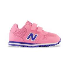 New Balance för flickor. IV500V1 Träningsskor 500 Hook & Loop rosa (27.5), Karta, Kardborreband, Casual, barnmode - Rosa (27.5)