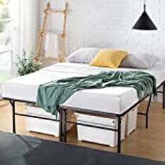 Zinus SmartBase Bett 90x200 cm - Höhe 46 cm - Ideal für ein Gästebett - Stauraum unter dem Bett - Schwarz