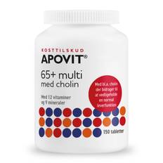 APOVIT 65+ Multi Med Cholin Kosttilskud 150 stk