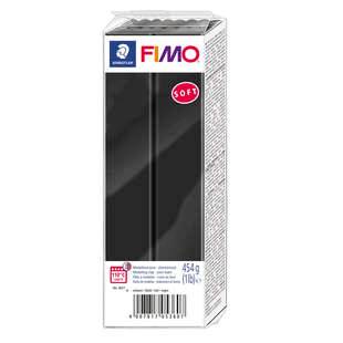 Fimo Soft 454g Black - Svart