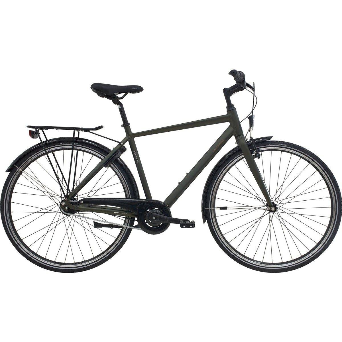 Cityhybrid Nishiki Touring Herr green - MATT MORK GRON (24)