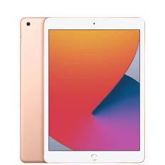 Apple iPad 8th Gen (2020) Guld, 128 GB, WiFi+4G, Bra skick