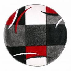 London Patch Röd – Modern Matta