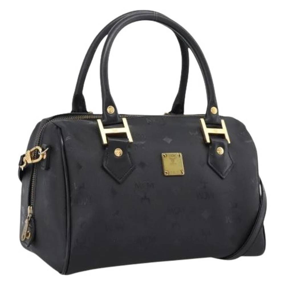 MCM Pre-owned Pre-owned håndtaske - Vintage - Dame - Sort - ONE SIZE - Uld
