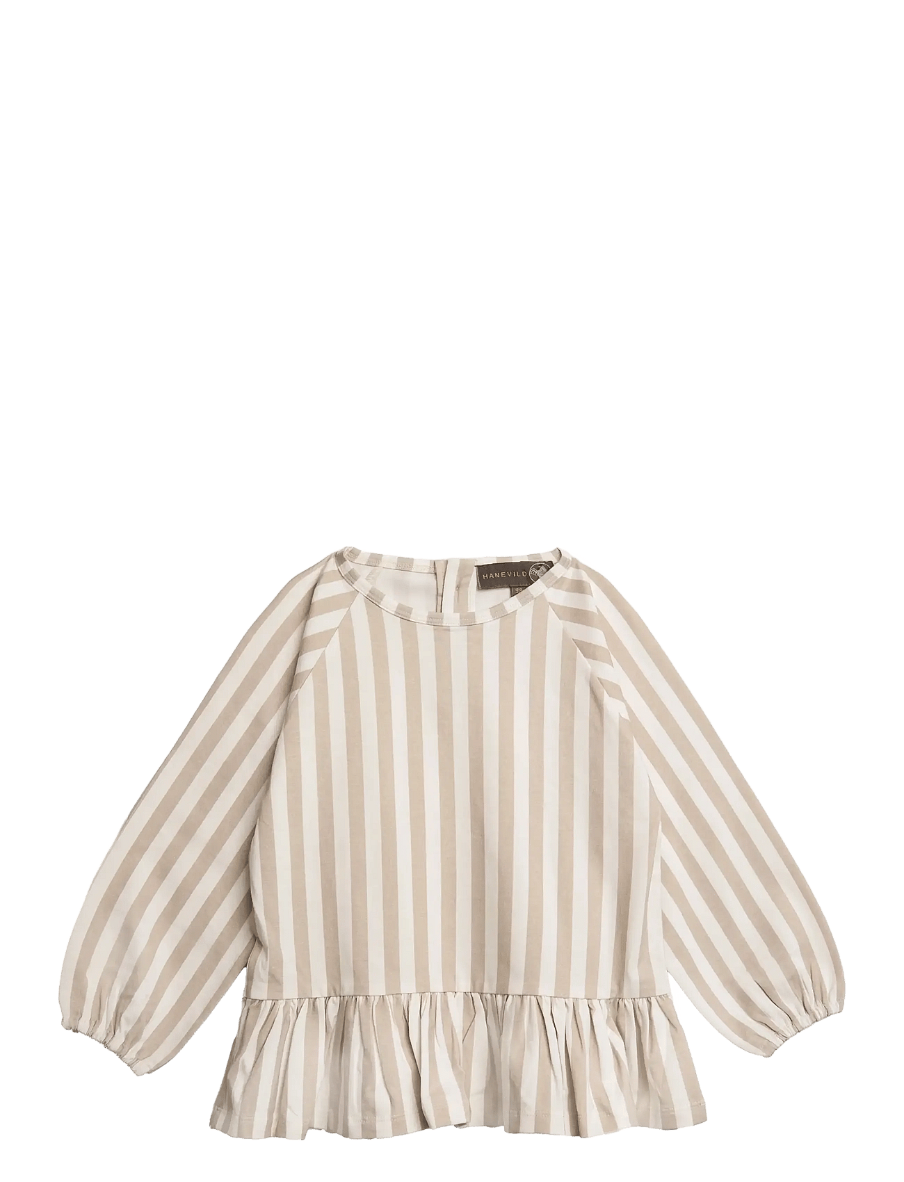 Hanevild Striped Blouse - Girl - Beige - 134/140