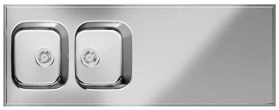 Purus Basic H PBH-1620 Diskbänk 1620x600x30 mm, vändbar, rostfri