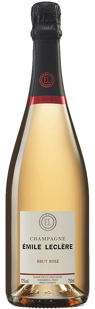 Emile Leclere Champagne Rose Brut.