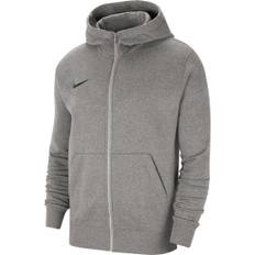 Nike Kinder Full Zip Fleece Hoodie Park 20 grau-schwarz