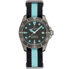Certina DS Action Diver Powermatic 80 C0328074808100 - Herr - 38 mm - Analogt - Automatiskt - Safirglas - Grey (19 mm)