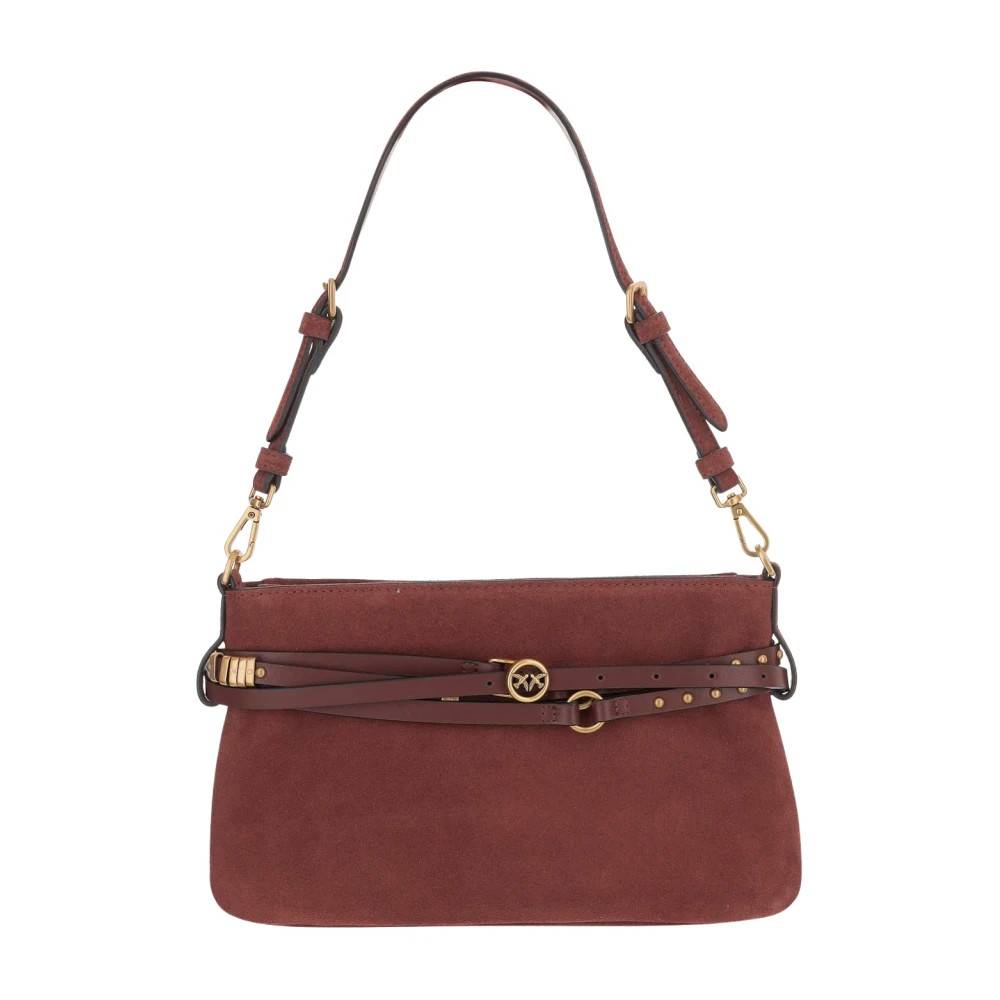 PINKO Mini Bæltetaske - Tasker - Dame - Brun - ONE SIZE - Uld