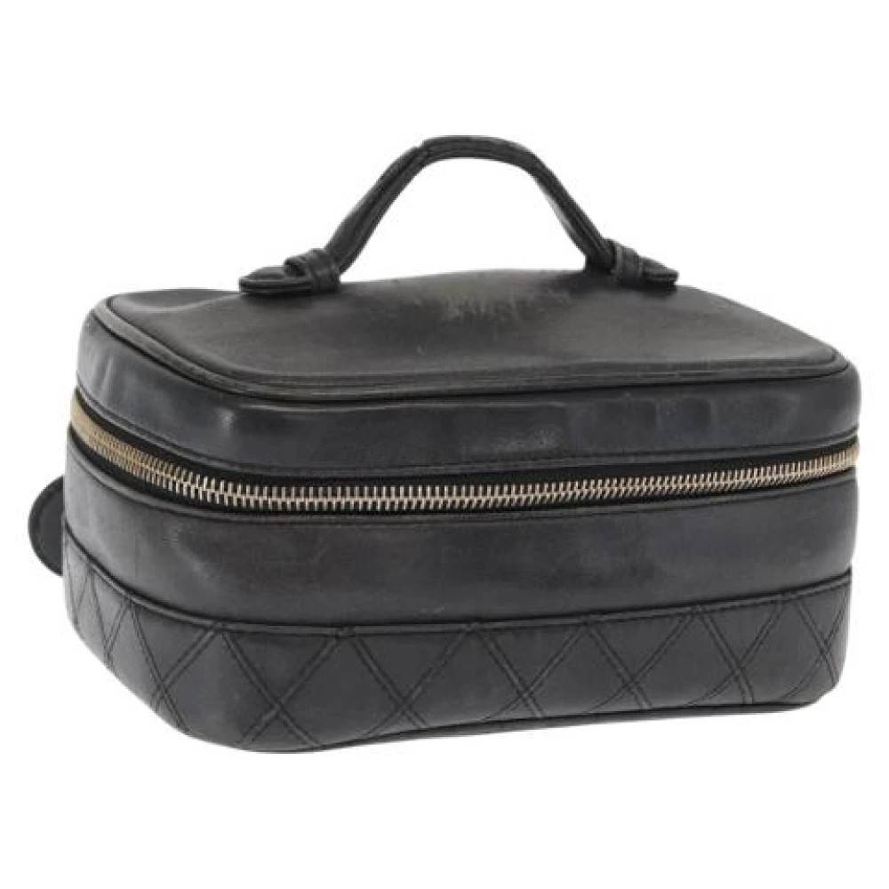 Chanel Vintage Pre-owned Vintage Håndtaske - Vintage - Dame - Sort - ONE SIZE - Læder