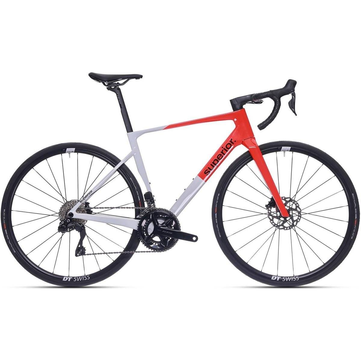 Racercykel allround Superior XR 9.5 GF Gloss Grey/Red (L)