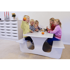 Væghængt klapbord 140 lav