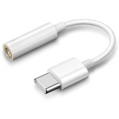 USB-C til 3,5 mm adapter til Samsung S20 S21 S22 - black