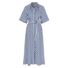 NEWHOUSE Astrid Striped Dress |Marinblå |36