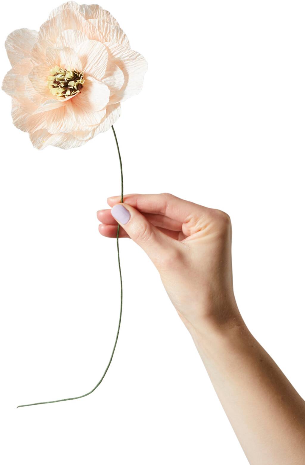 Studio About Papirblomst Poppy 43 cm, Nude