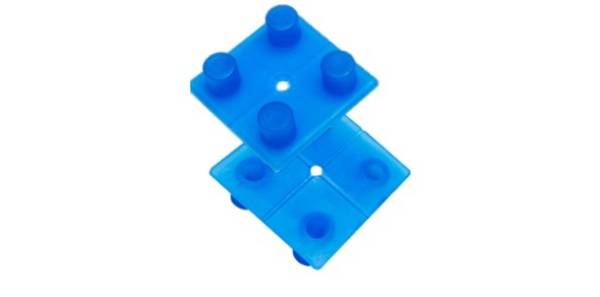 Connector t/fitness gummifliser, 1 stk.