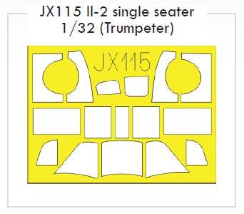Il-2 Single Seater - Paint Mask (TRU) 1/32