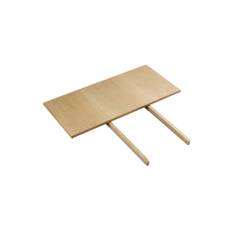 FDB Møbler / Furniture - Tillægsplade til C35A og C35B af Poul M. Volther - Spisebord - Eg - Natur / Natur - H: 5 x B: 37 x D: 82 cm
