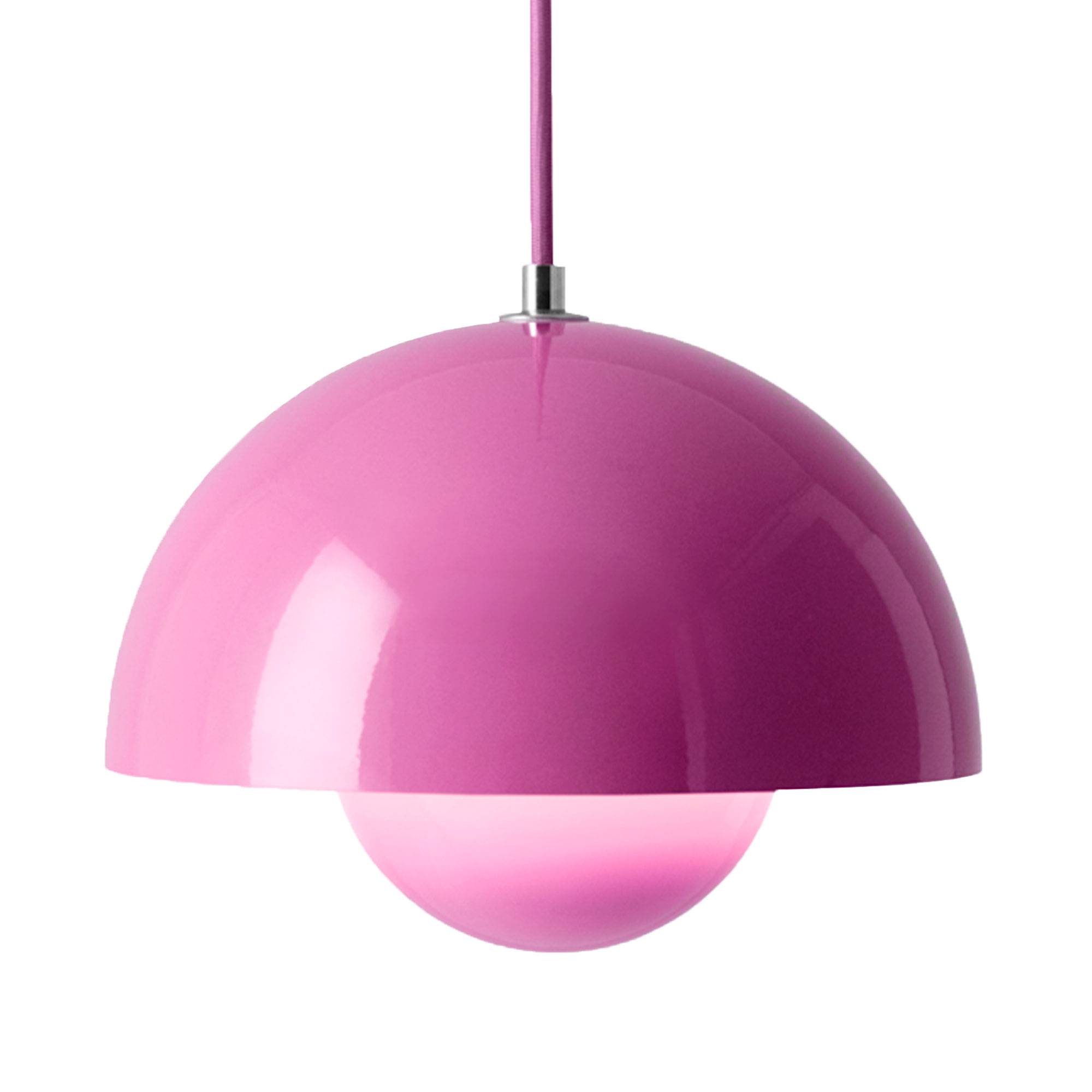 Flowerpot VP7 Pendel, Ø37 cm, af Verner Panton Tangy Pink.