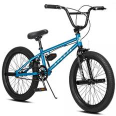 AVASTA 20-Tums Freestyle Ungdoms BMX Cykel Barncykel För 6 7 8 9 10 11 12 13 14 År Gamla Pojkar Flickor Unga Vuxna Och Nybörjarnivå Cyklare Med 4 Pinnar, Blå