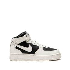 Nike - Air Force 1 MID 07 sneakers - dam - läder/gummi/Tyg - 6 - Svart