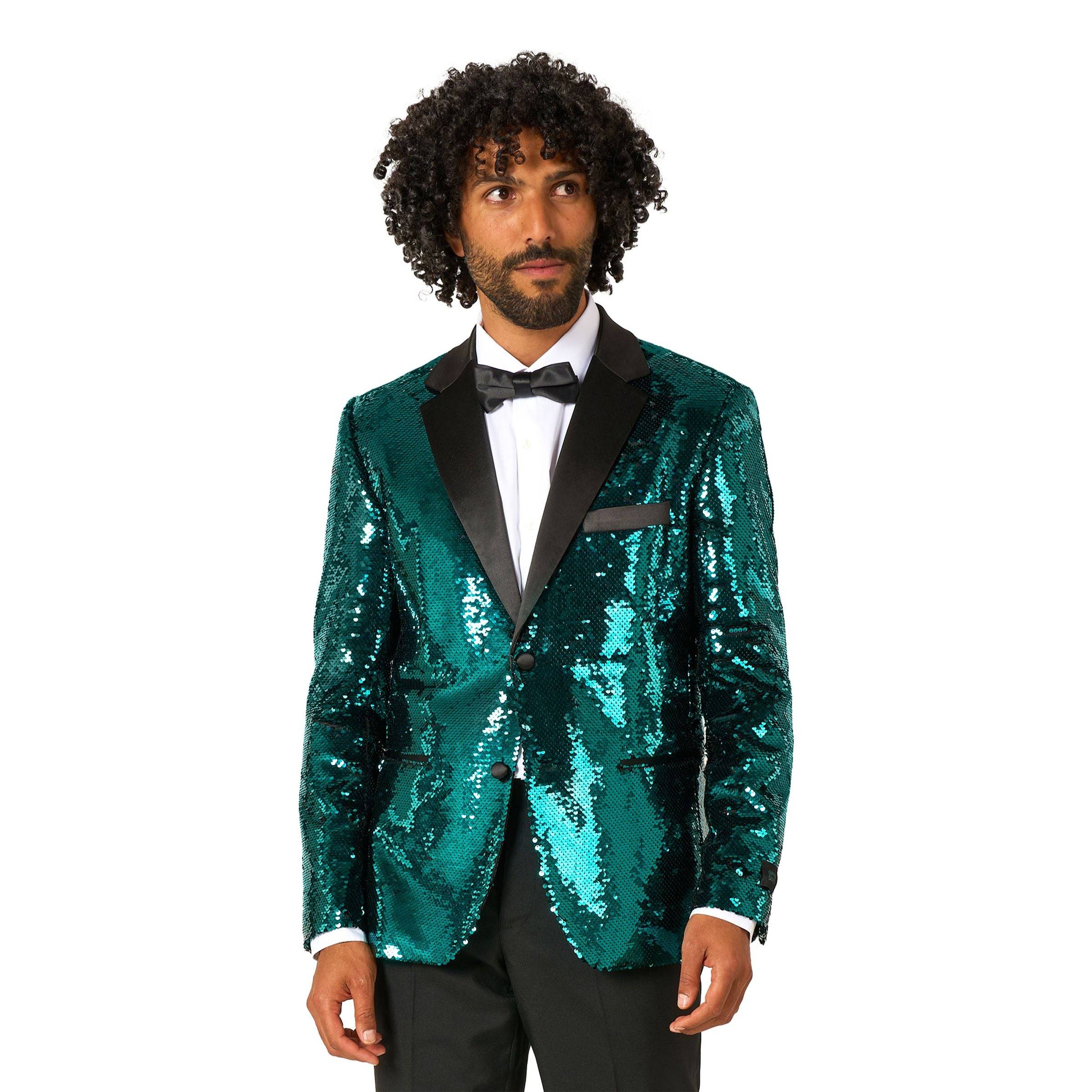 OppoSuits Paljettkavaj Briliant Grön - 46
