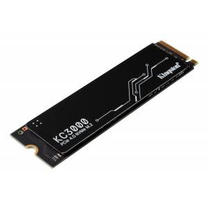 Kingston KC3000 PCIe 4.0 NVMe M.2 SSD, 2TB, sort