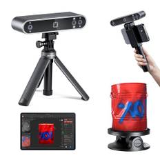Revopoint POP 3 Plus 3D-Scanner für 3D-Druck, Handscanner mit 0,04mm hoher Präzision, Vollfarbscan für mittlere Objekte, Kompatibel mit Android/iOS/Win10&11/macOS, Erweitert