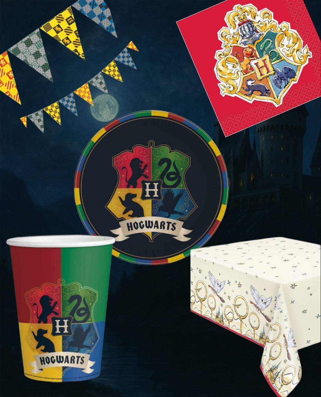 Harry Potter Festpakke til 8 personer.