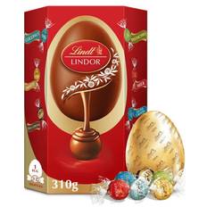 Stort Lindt Lindor Ägg Med Assorted Truffles - Stort Chokladägg Med Olika Chokladtryfflar Med Fyllning 310 Gram