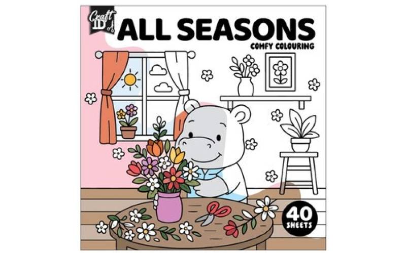COSY Malebog, 40 sider, ALL SEASON
