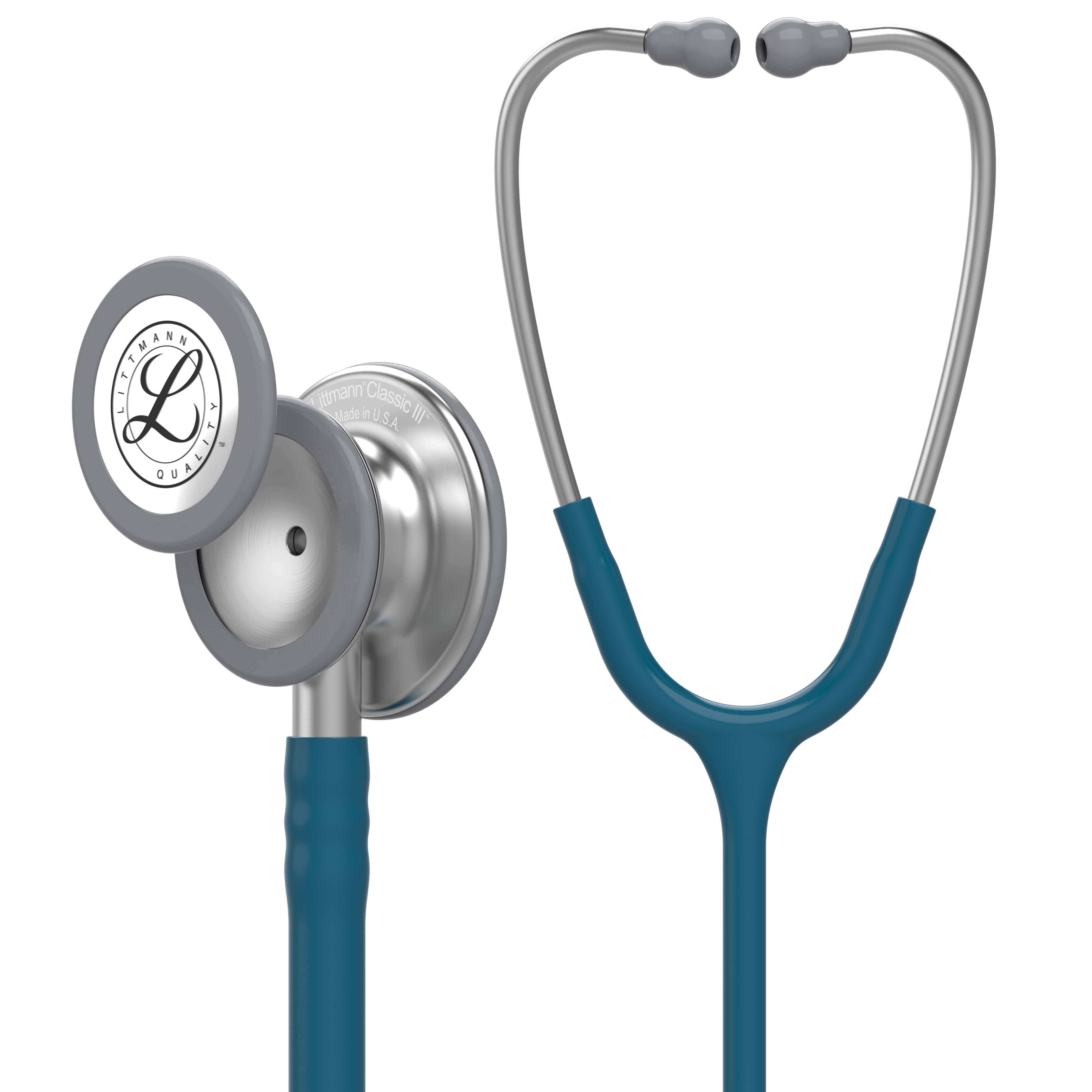 Littmann classic III stetoskop azurblå | med mat klokke og bøjler