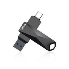 USB-minne till iPhone och iPad/iOS/Android (Apple MFi -certifierat) - C-Type 128gb (Svart)
