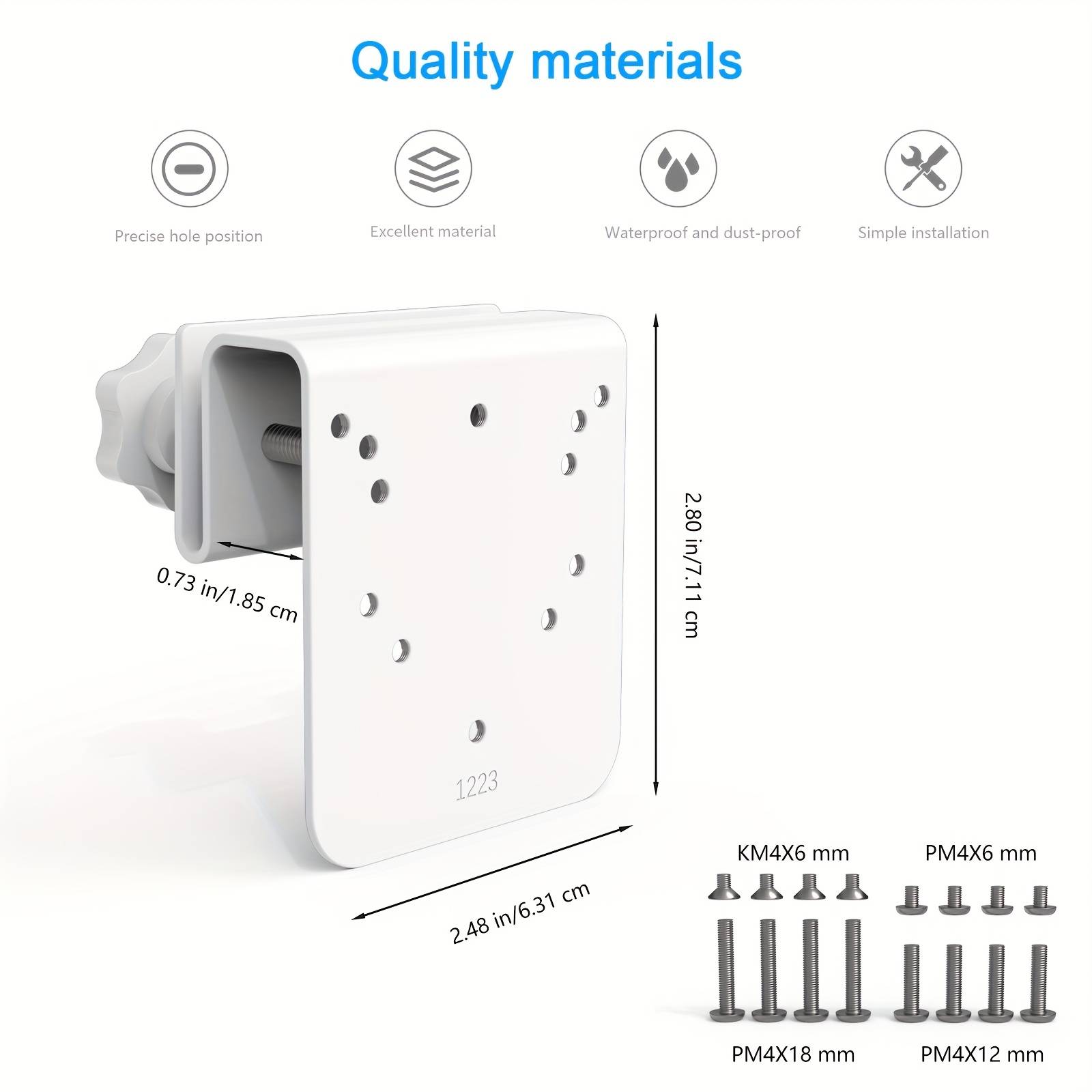 Water Tank Bracket, For Tapo Outdoor Pan/tilt Wi-fi Security Camera(c530ws C520ws/c510w//c501w/tc40gw/c51a/c52a), Sehmua Rbx-s73 Solar Security Camera