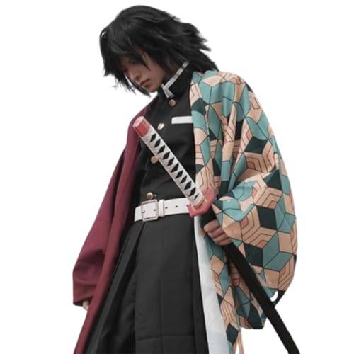 CR ROLECOS Giyuu Tomioka cosplay mädchen Kostüm Anime giyuu tomioka cosplay Vollständiger Satz Halloween 3XL