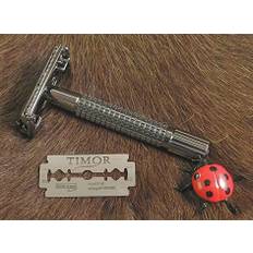 Timor Butterfly Safety Razor - Svart Krom