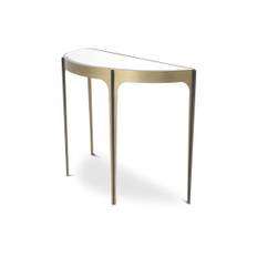 Artemisa konsolbord mässing - Brun / Guld / Transparent (B: 102,5 x D: 40 x H: 75 cm)