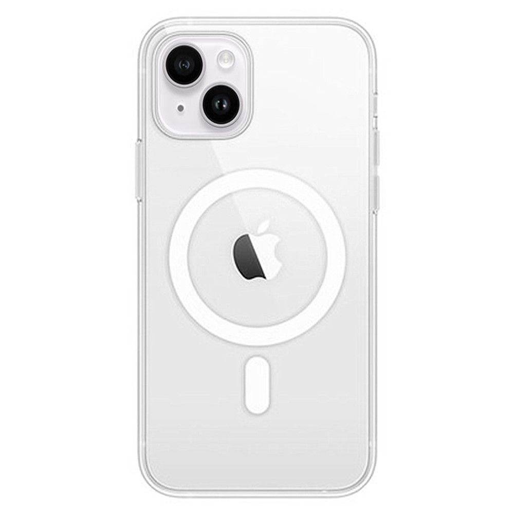 iPhone 15 - Crystal Clear Magnetic Hybrid skal - Magsafe kompatibel