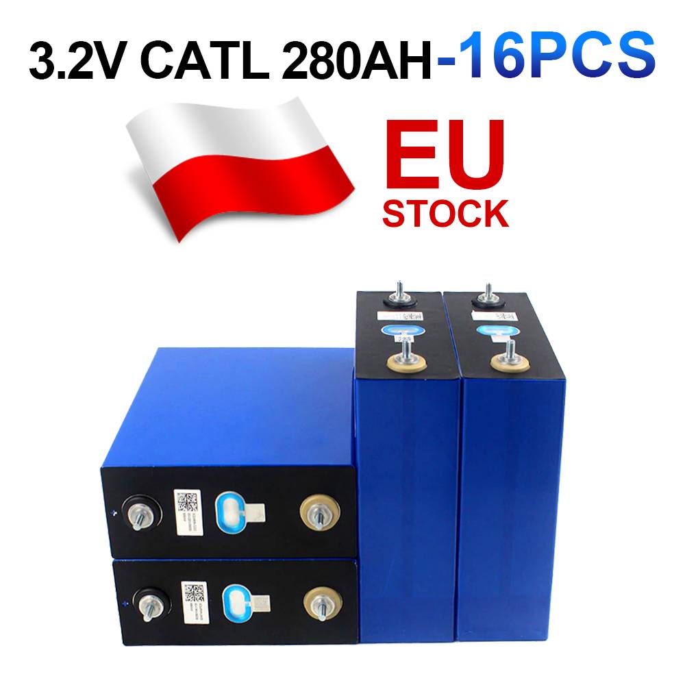 NEW CATL 280AH 290AH LFP Rechargeable Batteries for 14kwh 15kwh Prismatic Cell Solar Energy Home System 12V 24V 36V 48V EU Stock