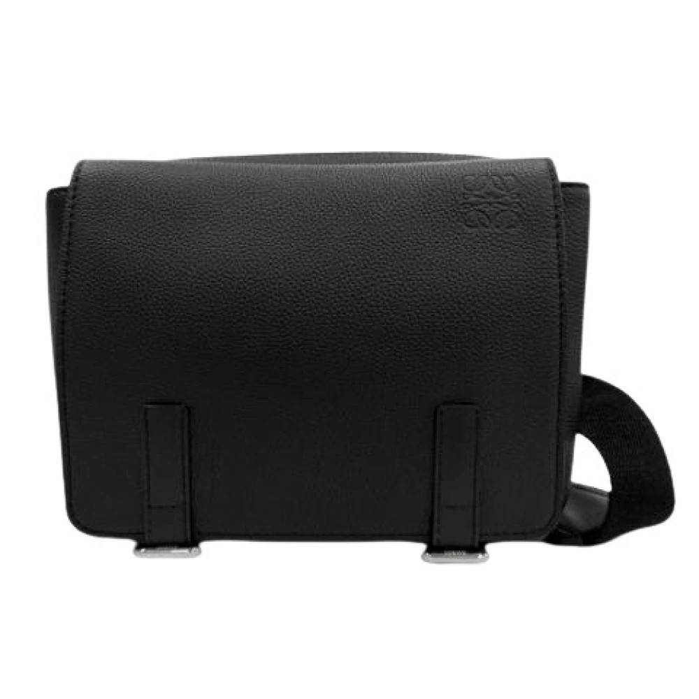 Loewe Pre-owned Pre-owned Skuldertaske - Vintage - Herre - Sort - ONE SIZE - Uld