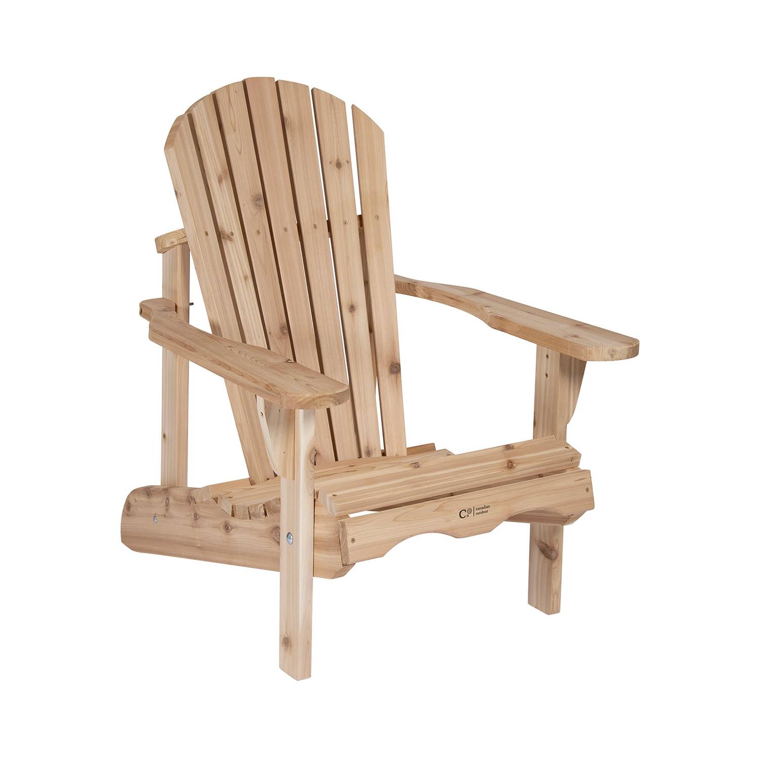 Classic adirondackstol cederträ - Träfärgad