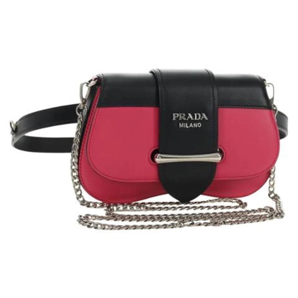 Prada Vintage Pre-owned Vintage Skuldertaske - Vintage - Dame - Lyserød - ONE SIZE - Uld