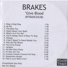 Brakes (00s) Give Blood 2005 UK CD-R acetate CD-R ACETATE